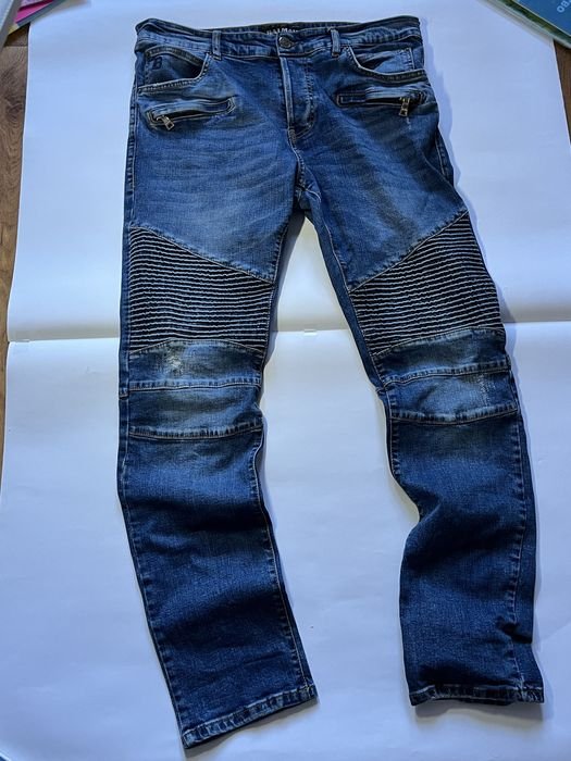 Мужской Balmain Джинсы Синий