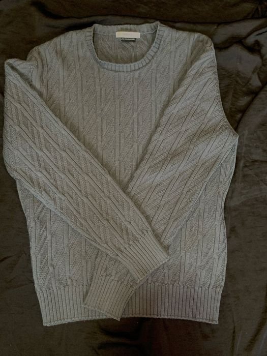 Men Versace Sweater Grey 40