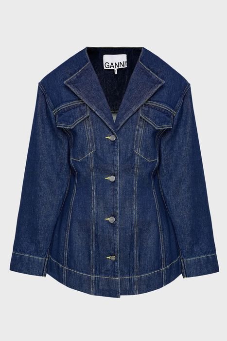 Damen Ganni Jacke Denim 36