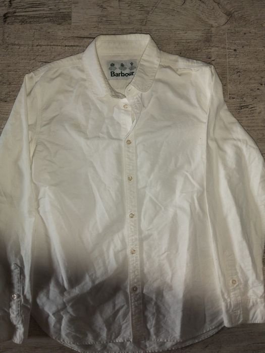 Мужской Barbour Рубашка Белая