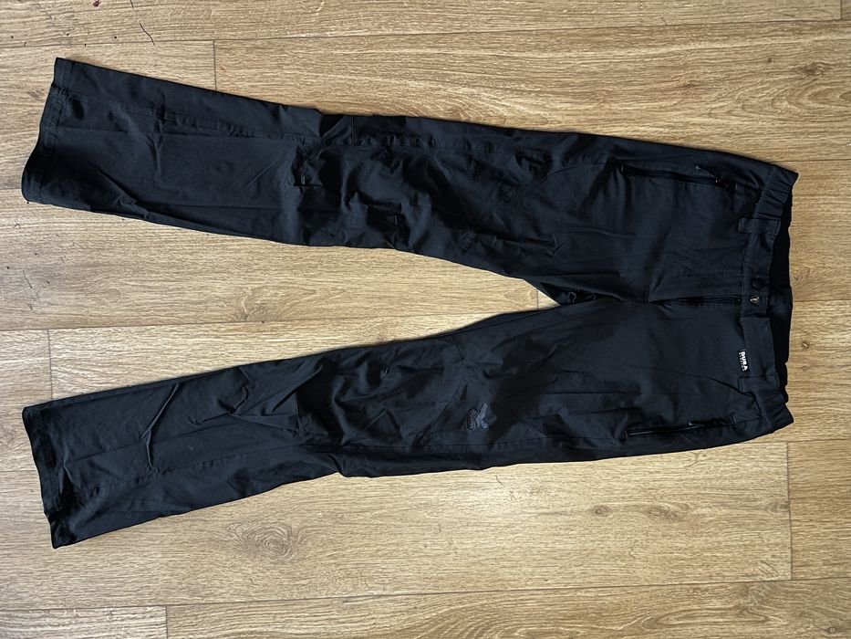 Men Salewa Trousers Black Durastretch S/M