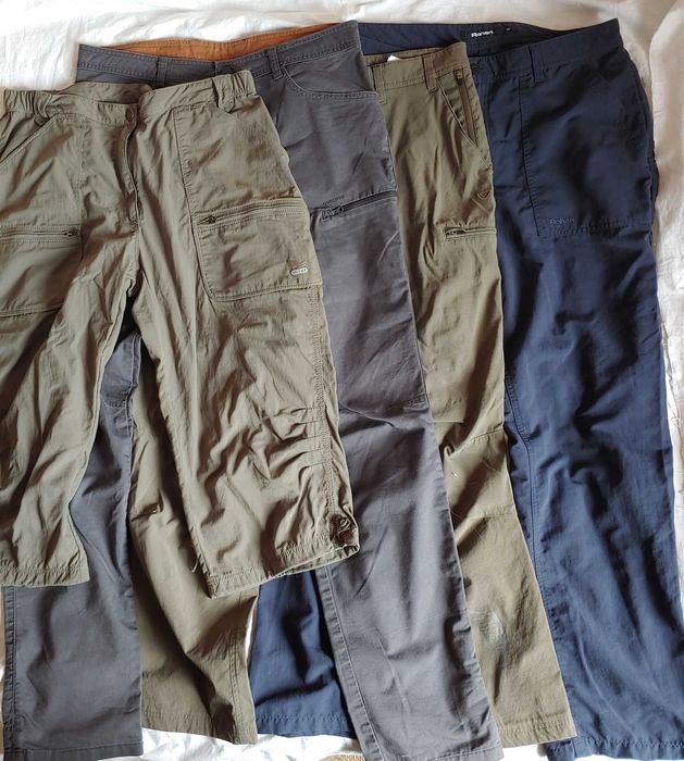 Herren Hosen Grau W34, Khaki W36, Dunkelblau W36R