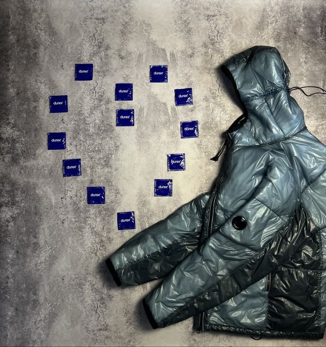 Мужской C.P Company Куртка Серый Прималофт L-XL