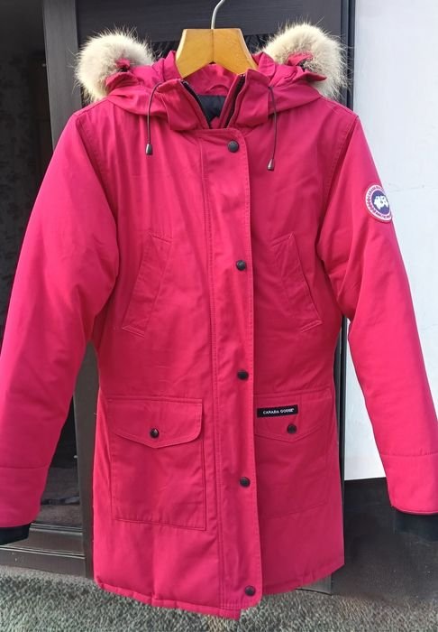 Femme Canada Goose Parka Rouge 36