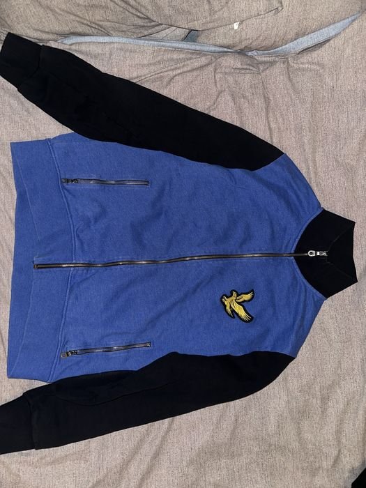 Homme Lyle Scott Veste Zippée Marine 42