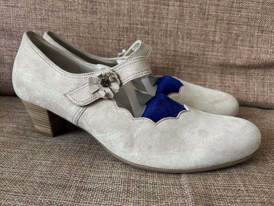 Женские Clarks Туфли Серые Кожа 43