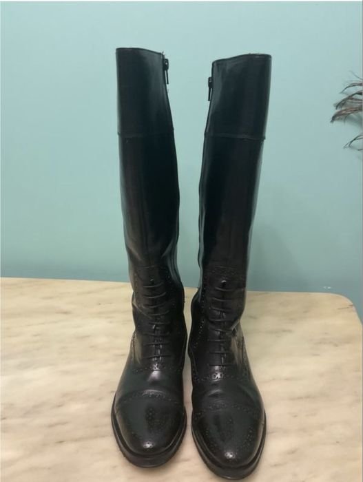 Женские Melvin & Hamilton Сапоги Чёрные Кожа 38