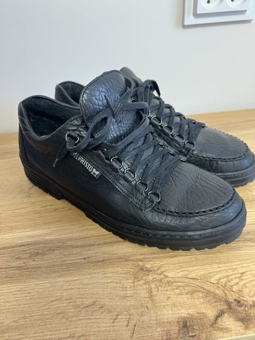Homme Mephisto Talons Noir Cuir 11