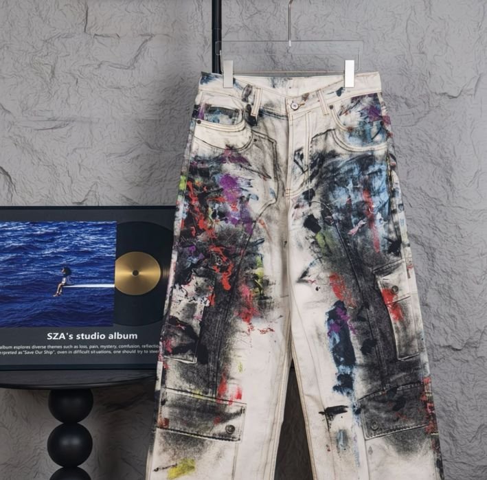 Женские Acne Studios Джинсы Різнокольоровий