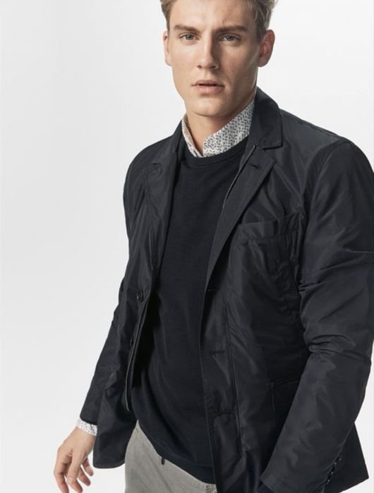 Herren Massimo Dutti Jacke Schwarz Unbekannt 48