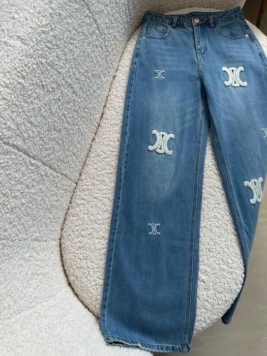 Femme Celine Jeans Bleu Marine 36