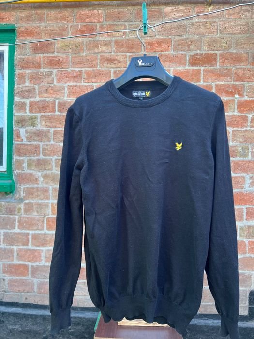 Homme Lyle & Scott Pull Noir Coton L