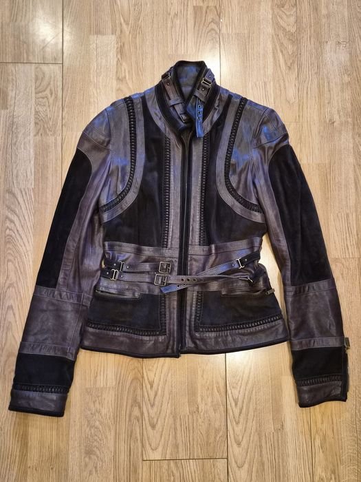 Herren Just Cavalli Jacke Braun Leder 38