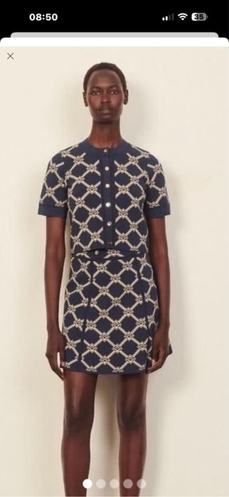 Женский Sandro Костюм Тёмно-синий S