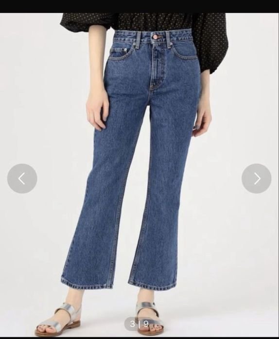 Женские Ganni Джинсы Тёмно-синие 29