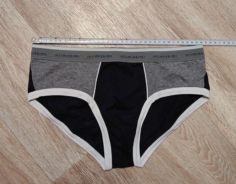 Herren Intimissimi Slips Marineblau Baumwolle 38