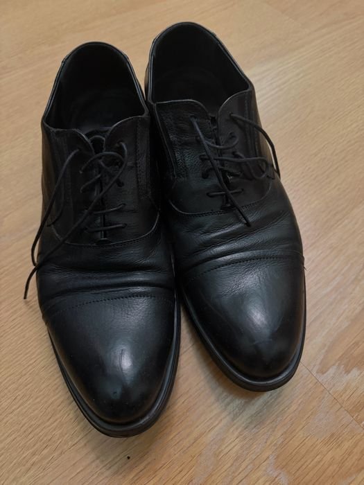Uomo Karlo Pazolini Tacchi Nero Pelle 41