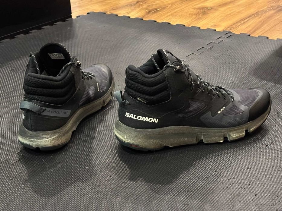 Herren Salomon Stiefel Schwarz Mesh 46.5