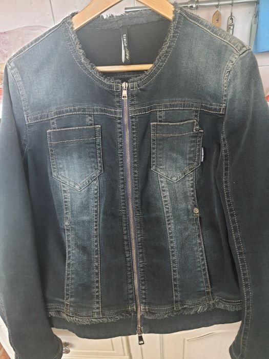 Donna Marc Cain Giacca di Jeans Blu Navy 40
