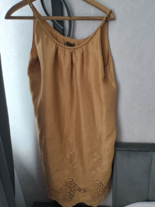 Women Massimo Dutti Dress Yellow  