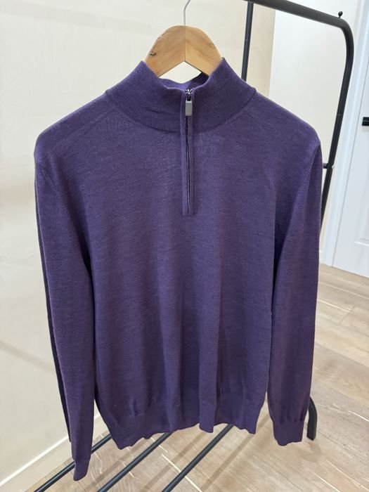 Мужской Canali Светр Фиолетовый