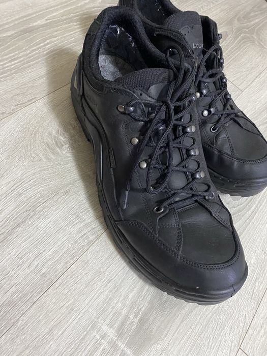 Uomo Lowa Stivali Neri Pelle 49