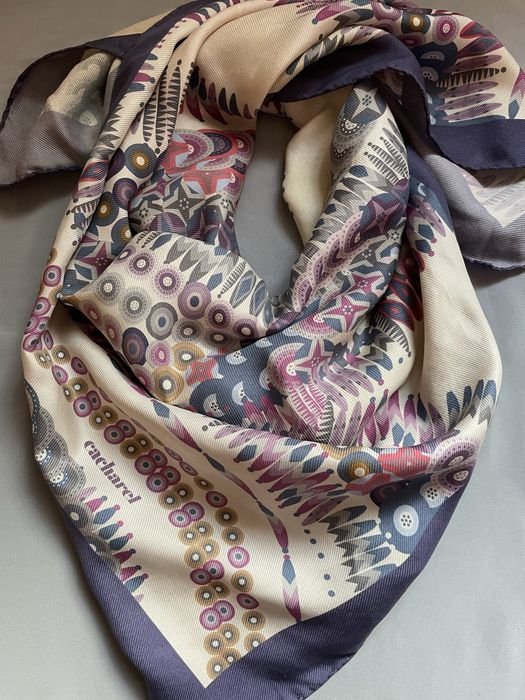 Unisex Cacharel Scarf Vintage Silk