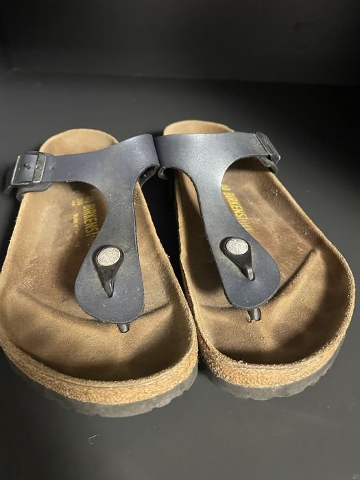 Женские Birkenstock Шльопанці Чёрные