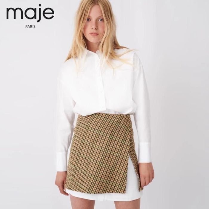 Women Maje Skirt White 36