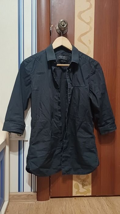 Homme Spencer Hart Chemise Noire Coton