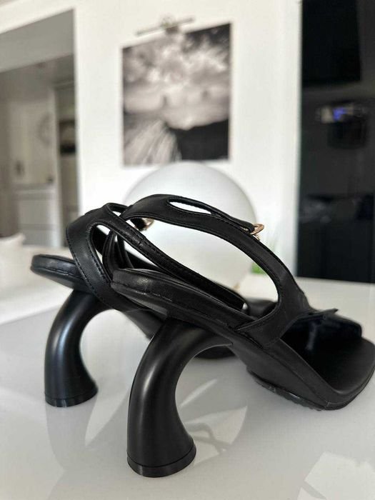 Damen Dries Van Noten Absätze Schwarz Leder 38