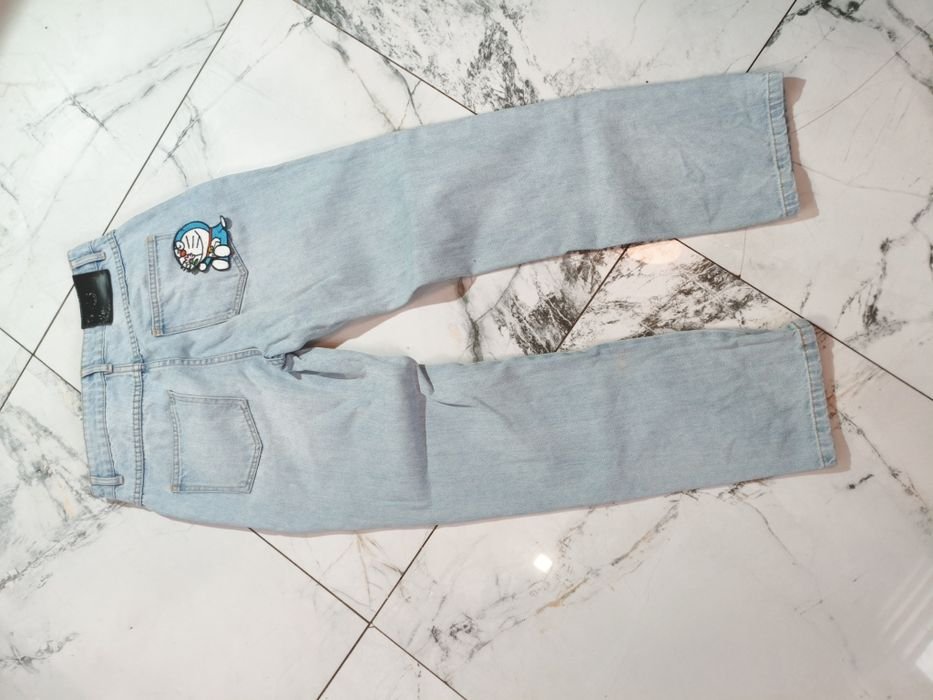 Женские Gucci x Doraemon Джинсы Тёмно-синие 38