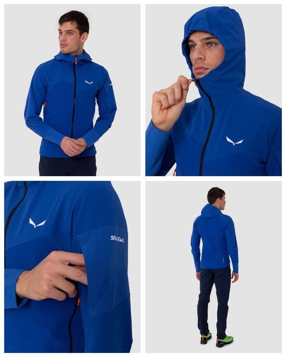 Uomo Salewa Giacca Blu Navy 38