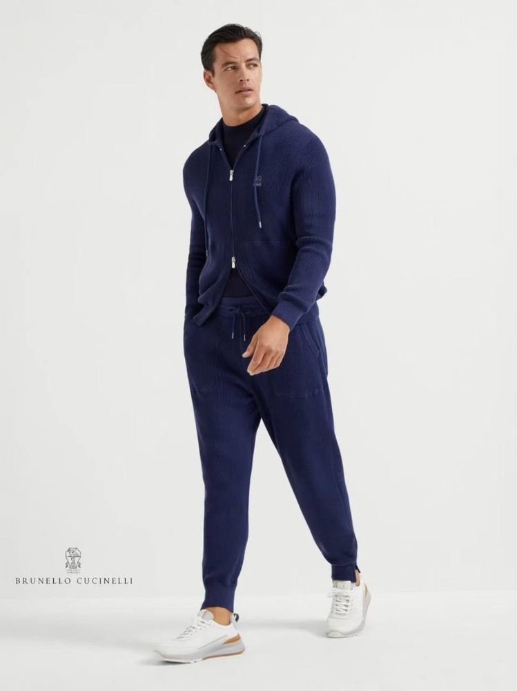 Men Brunello Cucinelli Suit Blue XXL