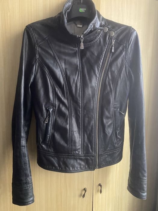 Femme Tommy Hilfiger Veste Biker Noire 36