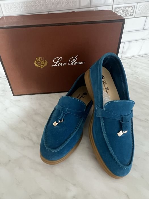 Женские Loro Piana Лоферы Замша 37