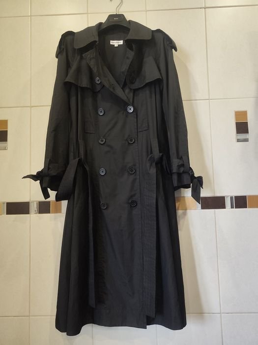 Женский Sonia Rykiel Плащ Чёрный Полиэстер 36