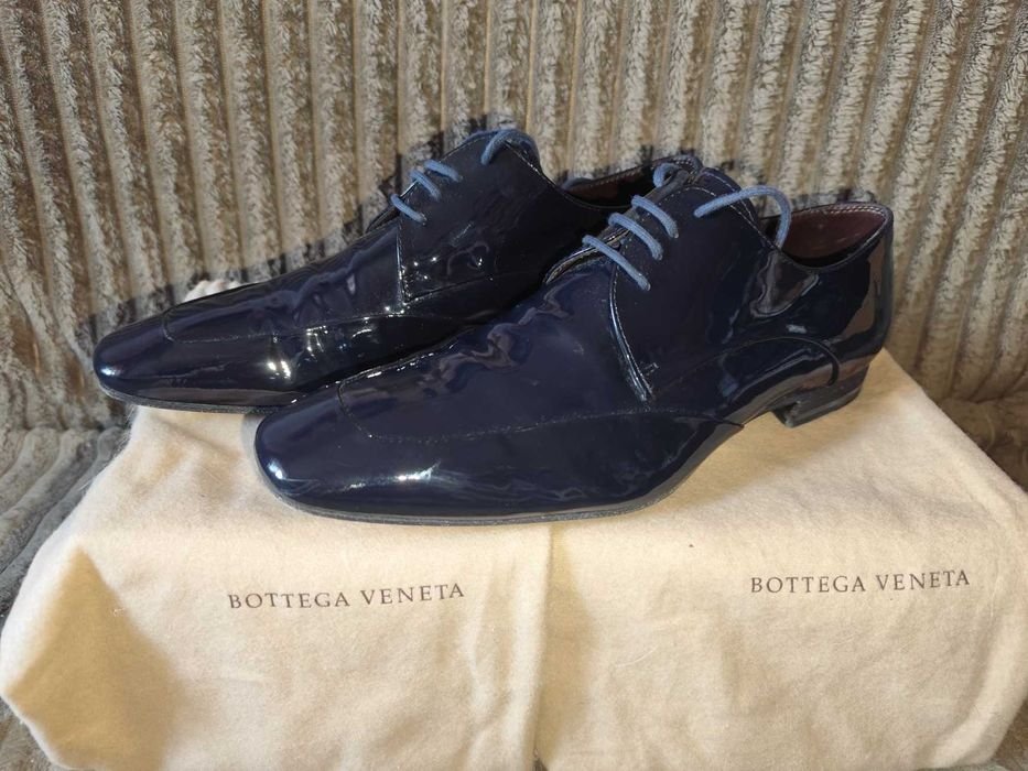 Homme Bottega Veneta Mocassins Bleu Marine 41.5