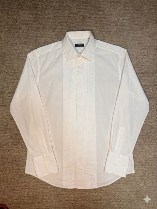 Мужской Balmain Рубашка Белая