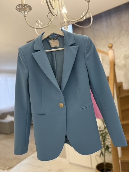 Женский RINASCIMENTO Пиджак Тёмно-синий Бавовна 34