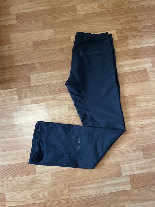 Uomo Salomon Pantaloni Neri 32