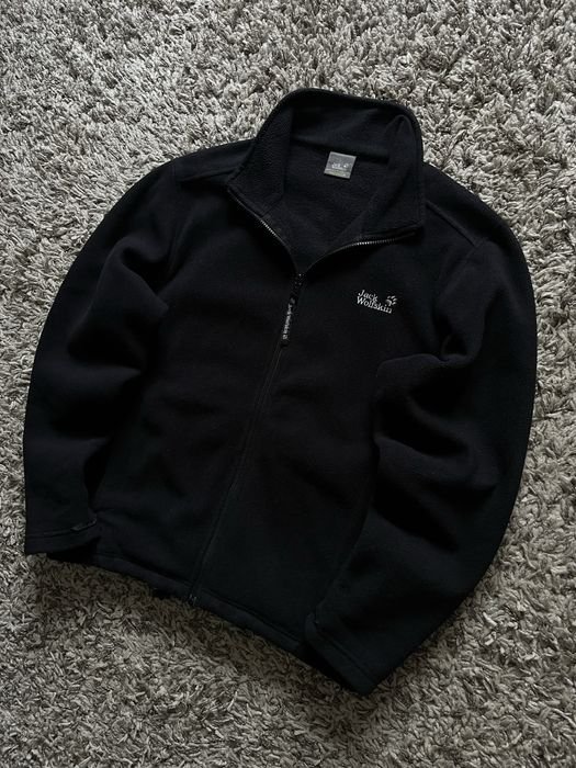 Uomo Jack Wolfskin Felpa Nera M-L