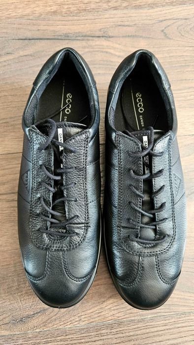 Men ECCO Heels Black Leather 46