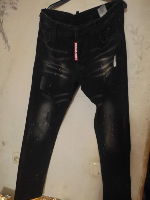 Men DSQUARED2 Jeans Black Denim