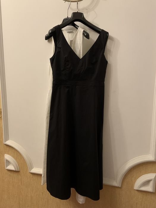 Женский Alpha Studio Платье Белый Хлопок 38