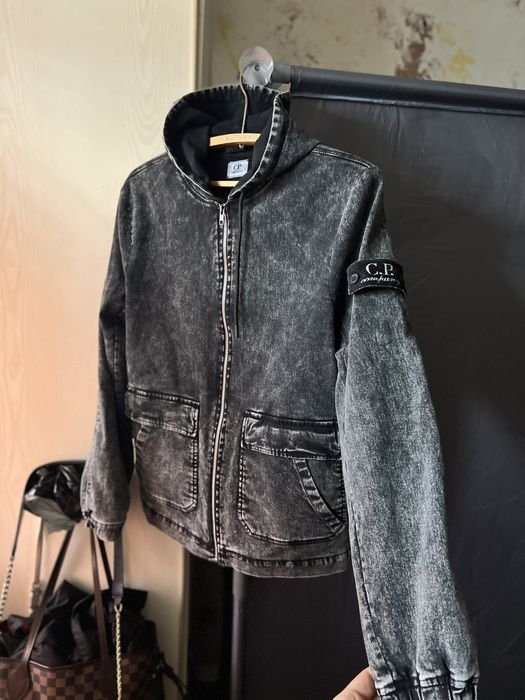 Мужской CP Company Джинсовая Куртка Светло-голубая