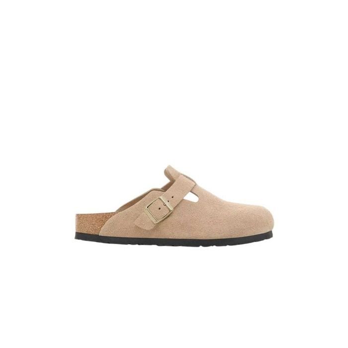 Women Birkenstock Boston Sandals Sandcastle Suede