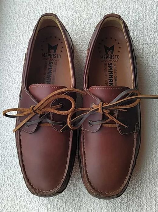 Homme Mephisto Mocassins Marron Cuir 44