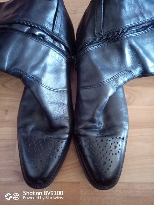 Damen Melvin Hamilton Stiefel Schwarz Leder 39