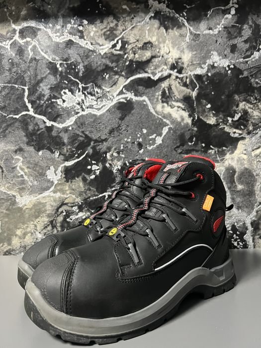 Uomo Red Wing Stivali da Lavoro Pelle Nera 42